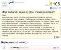 Córka lubi satanistyczne zespoły! Co powinna zrobić zdesperowana matka! ;)