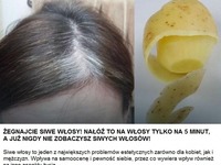 Żegnajcie siwe włosy! Skuteczny sposób...