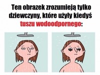 Tusz wodoodporny ;D