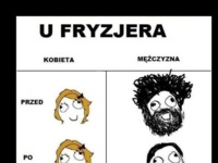 U fryzjera kobeta vs mężczyzna!