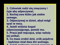 10 przykazań szczęśliwego człowieka! Stosujesz je? :)