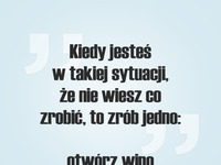 Otwórz wino