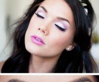 Zobacz super make up! Fioletowe cienie, super na lato!