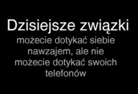 Tak wyglądają dzisiejsze związki...