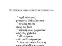 Codzienna lista rzeczy do zrobienia