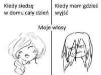 Kiedy siedzę w domu vs kiedy mam gdzieś wyjść... to prawda