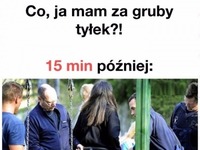 Czy ja mam za gruby tyłek ;D