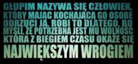 Głupim nazywa się człowiek,który...