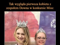 Tak wygląda pierwsza kobieta z zespołem Downa w konkursie Miss