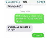 Syn chce RZUCIĆ STUDIA!  Napisał SMS do OJCA- jego reakcja mistrzowska haah PADŁAM ;)