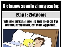 6 etapów spania z inną osobą...