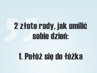 2 złote rady