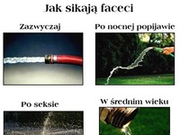 Jak sikają faceci... Najlepsze na końcu - po porannym wzodzie, haha!