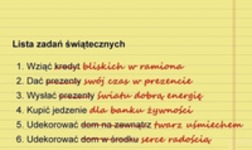 Lista zadań świątecznych