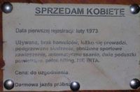 Ogłoszenie - sprzedam kobietę