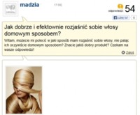 Chcesz rozjaśnić sobie włosy domowym sposobem? Zobacz dobry sposób! haha :D