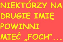 Foch drugie imię