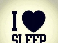 I love sleep