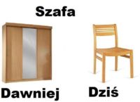 Szafa dawniej, a dziś widziana okiem faceta, haha! :D