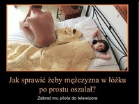 Zobacz jak sprawić żeby mężczyzna w ŁÓŻKU po prostu OSZALAŁ!  Idealnie ;)