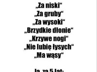 Nie będę już wybrzydzać... ~ 55 lat