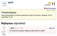 Jaką ma kupić prezerwatywę pasującą na jego rozmiar? Najlepiej jak to będzie... ;D