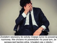 Ojciec został wezwany do szkoły...syn jak zwykle narozrabiał! DOBRY KAWAŁ