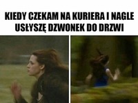 Zawsze kiedy czekam na kuriera