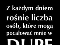 Możecie mnie pocałować