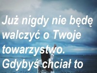 Już nigdy nie będę walczyć