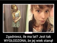 Ta dziewczyna cierpi na ANOREKSJĘ. Jej wskaźnik BMI wymyka sie WSZELKIM kategoriom...