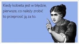 Kiedy kobieta jest w błędzie