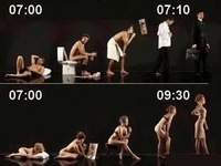 Poranek kobiety vs. poranek mężczyzny! Świetnie przedstawione :)