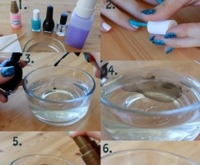 ZOBACZ jak zrobić wodny wzorek na paznokciach, SUPER efekt!
