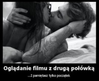 Jak wygląda oglądanie filmu z drugą połówką...