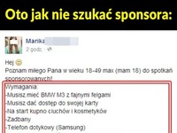 Ta DZIEWCZYNA SZUKAŁA SPONSORA! SZOK