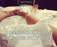 Lubię swoje łóżko