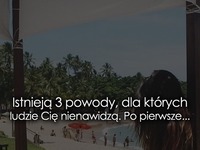 Istnieją 3 powody