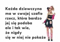 Każda dziewczyna ma w swojej szafie...