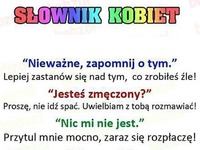 SŁOWNIK KOBIET! Czyli jak nas zrozumieć, musisz to zobaczyć!