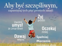 Aby być szczęśliwym