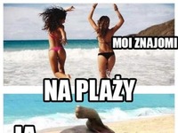 Ja na plaży XD