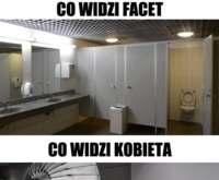 ZOBACZ co widzi facet,a co kobieta będąc w toalecie, hahah :D