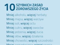 Zobacz 10 zasad zdrowszego życia