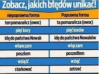 Zobacz jak POPRAWNIE WYMAWIAĆ niektóre FORMY!