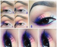 Kolorowy make-up krok po kroku, ZOBACZ jak go zrobić! :)