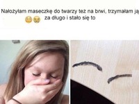 Nałożyła MASECZKĘ na TWARZ i na BRWI! To co się stało potem to MASAKRA