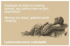 Jedzenie do łóżka ;P