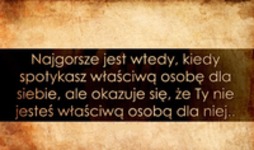 Najgorsze jest wtedy...