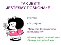 Jesteśmy doskonałe